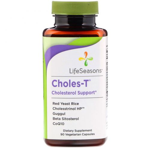 LifeSeasons, Choles-T, Cholesterol Support, 90 Vegetarian Capsules
