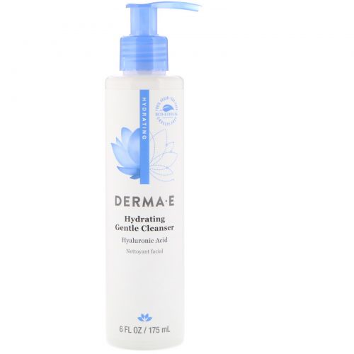 Derma E, Hydrating Cleanser, Hyaluronic Acid, 6 fl oz (175 ml)