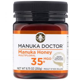 Manuka Doctor, Apiwellness, Био Активный Манука Мед, 10+, 8,75 унций (250 г)