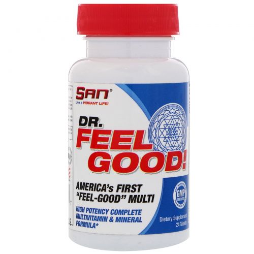 SAN Nutrition, Dr Feelgood, Мультивитамины, 24 таблетки