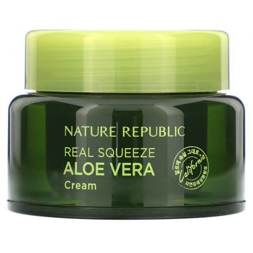 Nature Republic, Real Squeeze, Aloe Vera Cream, 1.69 fl oz (50 ml)