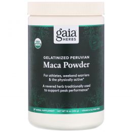 Gaia Herbs, Порошок маки, желатинизированный, 16 унции (454 г)