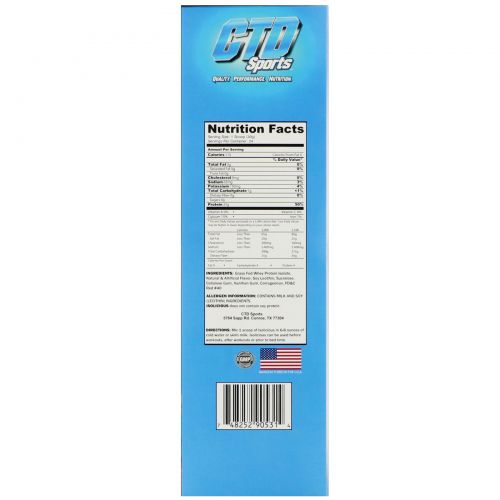 CTD Sports, Isolicious порошок протеина, фруктовые хрустящие хлопья, 1,6 ф (720 г)