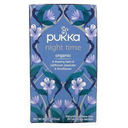 Pukka Herbs, Night Time Tea, 20 Herbal Tea Sachets 0.03 oz (1 g)