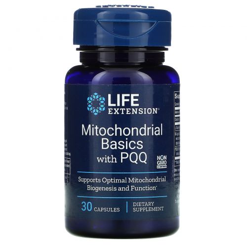 Life Extension, Митохондриальный комплекс, с BioPQQ, 30 капсул