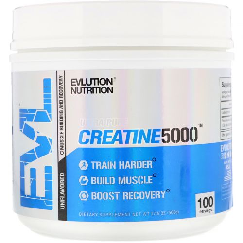 EVLution Nutrition, Creatine 5000, 17.6 oz (500 g)