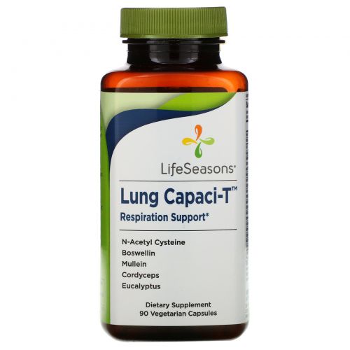 LifeSeasons, Lung Capaci-T, 90 Vegetarian Capsules