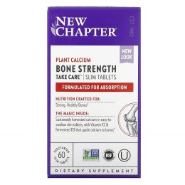 New Chapter, Bone Strength Take Care, комплекс по уходу за костными тканями, 60 плоских таблеток