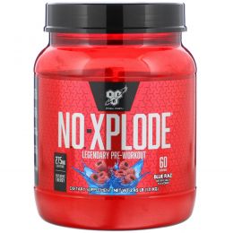 BSN, N.O.-Xplode, Предтренировочная энергия, со вкусом ежевикообразной малины, 1.11 кг