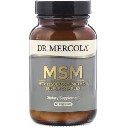 Dr. Mercola, Премиум добавки, комплекс МСМ с органической серой, 60 капсул