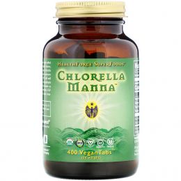 HealthForce Nutritionals, Хлорелла манна, 500 веганских таблеток