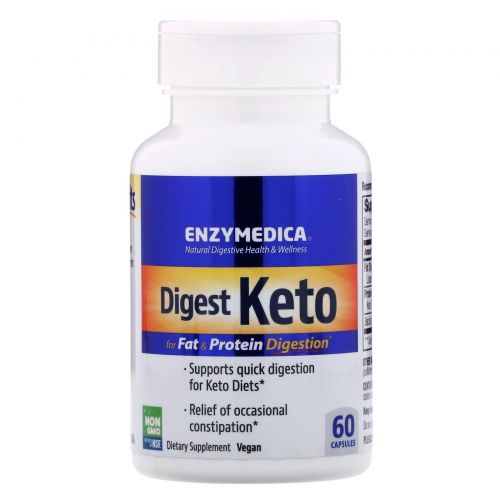 Enzymedica, Digest Keto, 60 Capsules