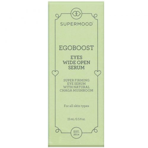 Supermood, Egoboost, сыворотка для кожи вокруг глаз Eyes Wide Open Serum, 15 мл