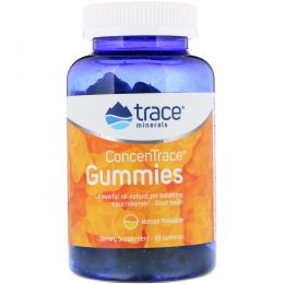 Trace Minerals Research, ConcenTrace, Gummies, Natural Pineapple, 90 Gummies