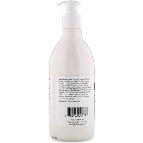 Phillip Adam, Lotion, Orange Vanilla, 13.5 fl oz (400 ml)