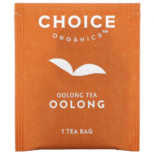 Choice Organic Teas, Улунг Чай 16 чайных пакетиков, 1.1 унции (32 г)