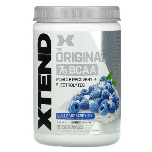 Scivation, XTend, аминокислоты с разветвлённой цепью, голубика, 416 г