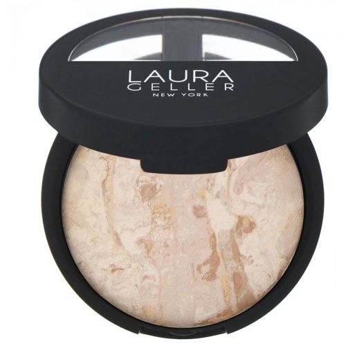 Laura Geller, Цветная корректирующая тональная основа Baked Balance-N-Brighten, оттенок светлый, 9 г