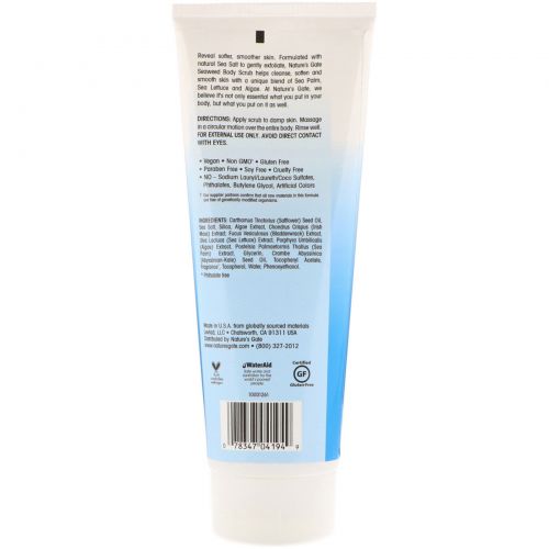 Nature's Gate, Body Scrub, Seaweed, Fresh Scented, 8 oz (227 g)