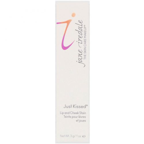 Jane Iredale, Just Kissed, Lip And Cheek Stain, Forever Peach, .1 oz (3 g)