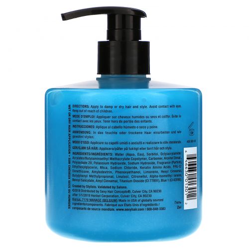 Sexy Hair, Style Sexy Hair, Hard Up Hard Holding Gel, 16.9 fl oz (500 ml)