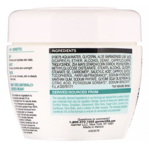 Garnier, SkinActive, Hydrating 3-in-1 Moisturizer with Aloe Juice, 6.75 fl oz (200 ml)