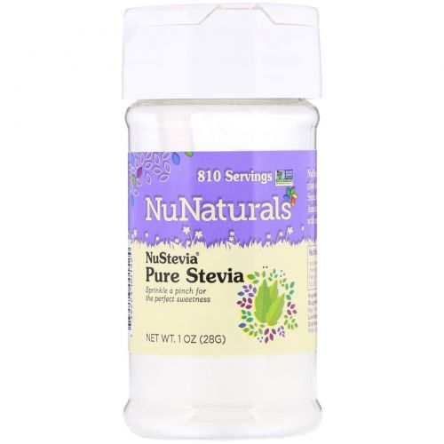 NuNaturals, NuStevia, чистый экстракт, 1 унция (28 г)