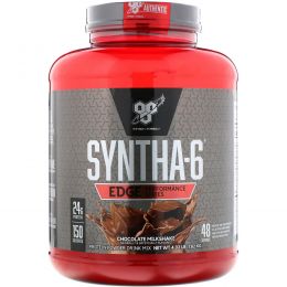 BSN, Syntha-6 Edge,  сухая протеиновая смесь, вкус шоколадного молочного коктейля, 4.02 фунта (1.82кг)
