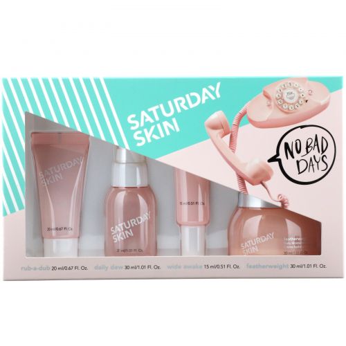 Saturday Skin, No Bad Days, 4 Piece Set