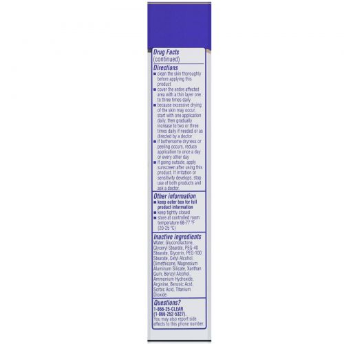 Clearasil, Rapid Rescue, Spot Treatment Cream, 1 oz (28 g)