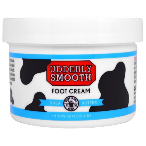 Udderly Smooth, Крем для ног с маслом дерева ши, 8 унций (227 г)