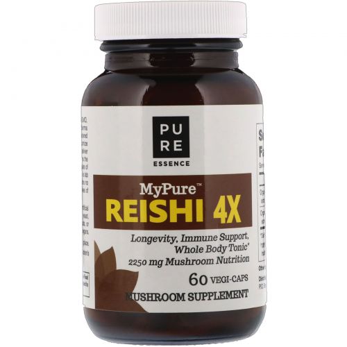 Pure Essence, MyPure, Reishi 4X, 60 Vegi-Caps