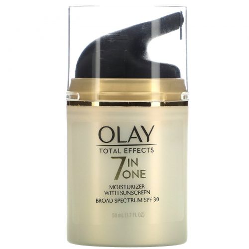 Olay, Total Effects, 7-in-One Anti-Aging Moisturizer with Sunscreen, SPF 30, 1.7 fl oz (50 ml)