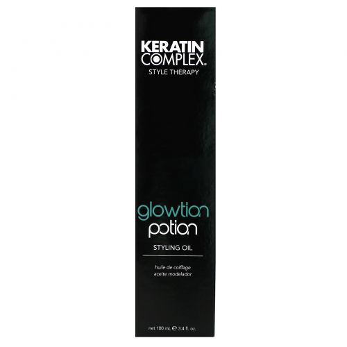 Keratin Complex, Glowtion Potion Styling Oil, 3.4 fl oz (100 ml)