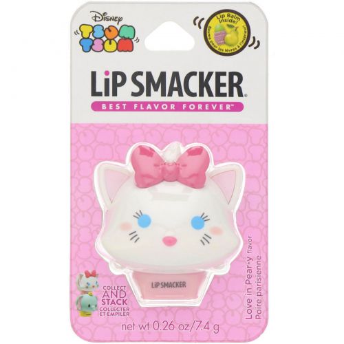 Lip Smacker, Бальзам для губ Disney Tsum Tsum, Marie, грушевый, 7,4 г