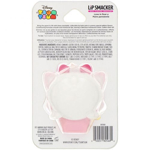 Lip Smacker, Бальзам для губ Disney Tsum Tsum, Marie, грушевый, 7,4 г