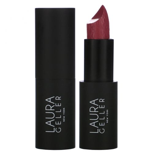 Laura Geller, Губная помада Iconic Baked Sculpting Lipstick, оттенок красно-коричневый «Восточный район», 3,8 г