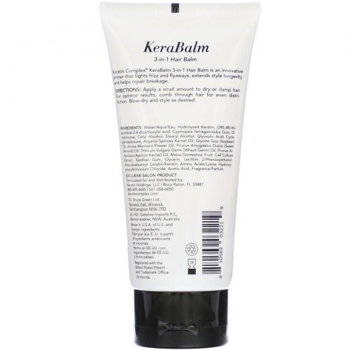 Keratin Complex, KeraBalm, 3-in-1 Hair Balm, 1.7 fl oz (50 ml)