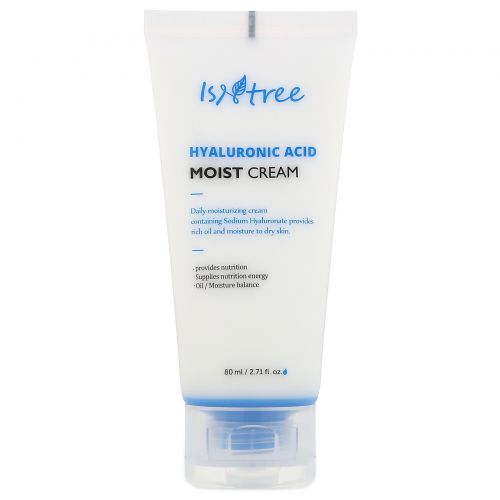 Isntree, Hyaluronic Acid Moist Cream, крем, 80 мл (2,71 жидк. унции)