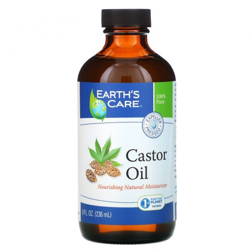 Earth's Care, Касторовое масло, 8 унций (236 мл)