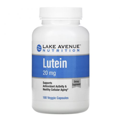 Lake Avenue Nutrition, Lutein, 20 mg, 180 Veggie Capsules