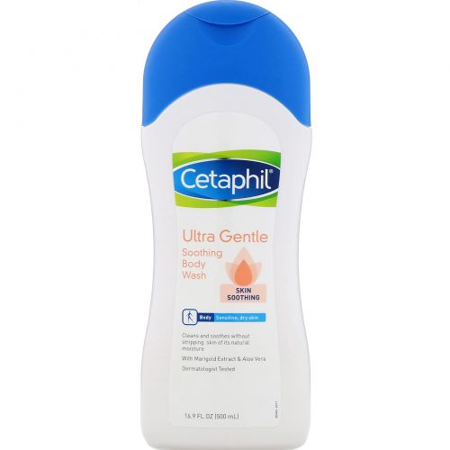 Cetaphil, Ultra Gentle, успокаивающий гель для душа, 500 мл