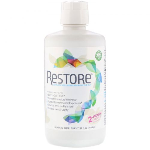 Restore, For Gut Health Mineral Supplement, 32 fl oz (946 ml)