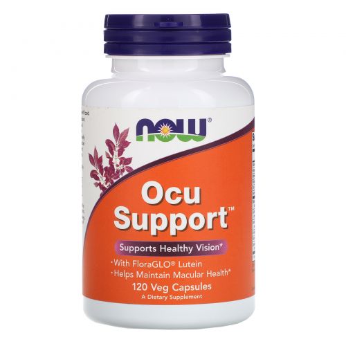 Now Foods, Препарат для глаз Ocu Support, 120 капсул