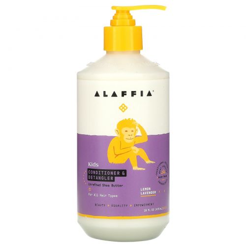 Everyday Shea, Shea Butter Conditioner & DeTangler, Calming Lemon-Lavender, 16 fl oz (475 ml)