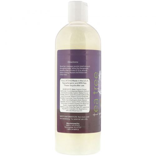 Maple Holistics, Tea Tree, Special Formula Shampoo, 16 oz (473 ml)