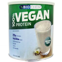 Country Life, BioChem, 100% веганский белок, со вкусом ванили, 22,8 унции (648 г)