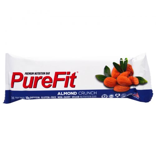 Pure Fit Bars, Premium Nutrition Bars, Хрустящий Миндаль, 15 штук по 2 унции (57 г) каждая