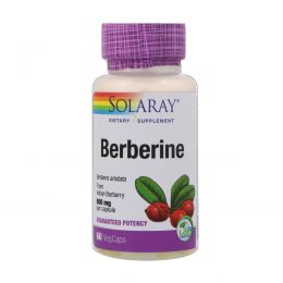 Solaray, Berberine, 500mg, 60 VegCaps