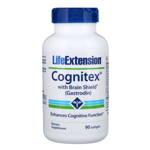 Life Extension, Cognitex с Brain Shield, 90 гелевых капсул